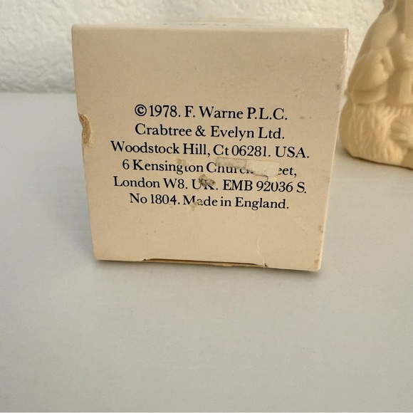 1984 VTG Gund X Belly Button Plush Bunny & Peter Rabbit Soap~Crabtree & Evelyn - Picture 12 of 13